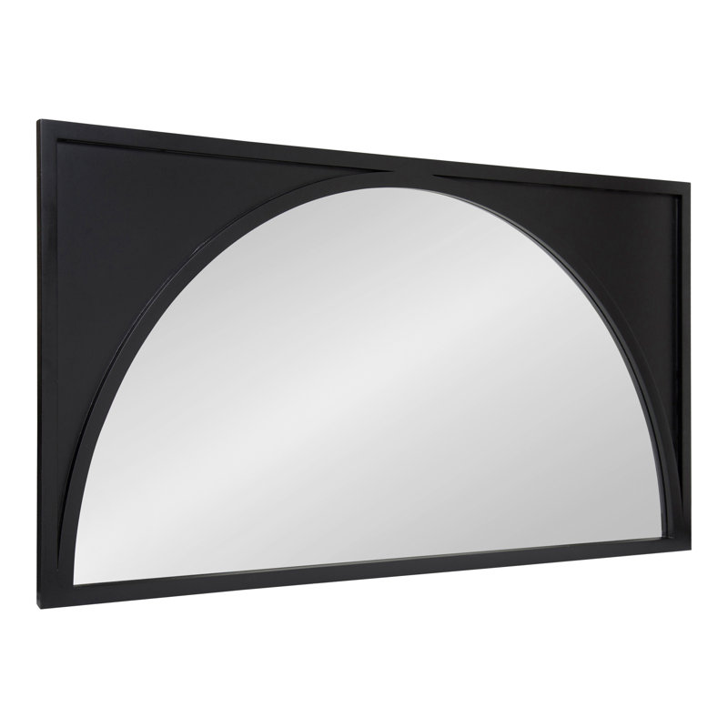 Miroir biseauté moderne et contemporain Abie, Noir