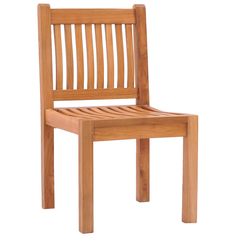 Catriona Outdoor Teak Dining Side Chair
