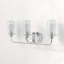 Éclairage pour meuble-lavabo en chrome 3 lumières Dover