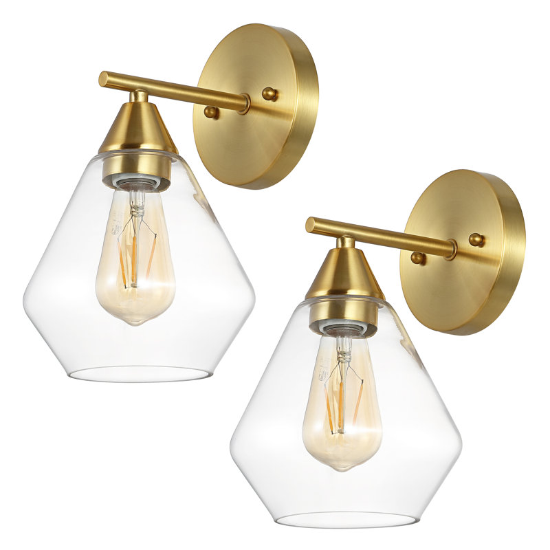 Hendrica Flush Mounted Sconce, Gold