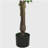 69" Artificial Ficus Tree with Black Plastic Pot