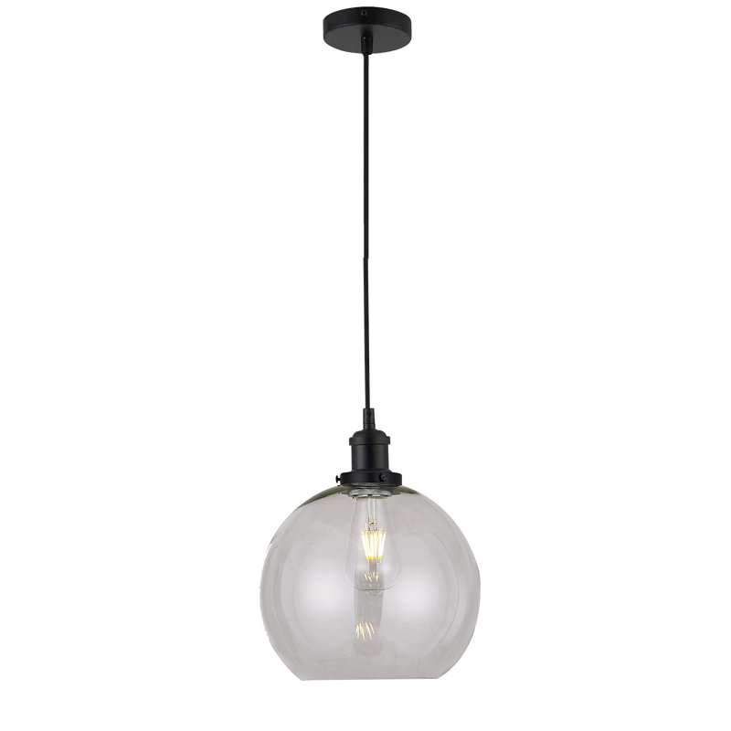 1 - Light Sphere Pendant, Clear