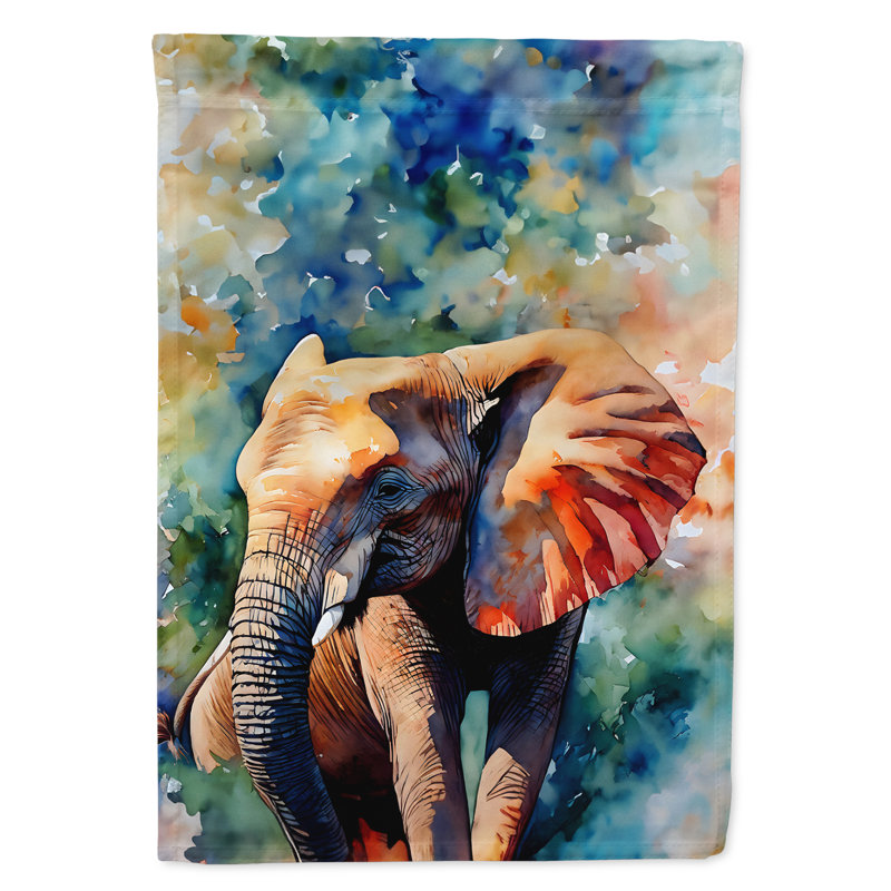 Drapeau de jardin en polyester double face H 15,5 po x l 11,25 po