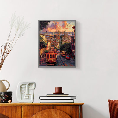 LANDSCAPES Series CCCXL  -Premium Framed Print -Ready to Hang - No Nails Required