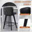 Tabouret de comptoir pivotant rembourré-1438580961