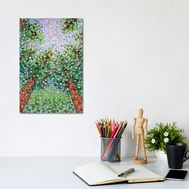Under The Tall Pines by Kristen Pobatschnig - Wrapped Canvas Print, 20.32 cm H x 30.48 cm W