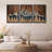 Mountain Forest Nature - 3 Piece Floater Frame Print on Canvas-87369854-87369855