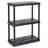 Gracious Living Knect A Shelf Light Fixed Storage 3 Shelf Shelving Unit (2 Pack)