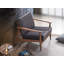 Chaise d'appoint rembourrée avec coussin amovible Villeroy