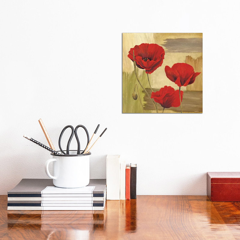 Panneau Printemps I by Nathalie Besson - Wrapped Canvas Gallery-Wrapped Canvas Giclée, 30.48 cm H x 30.48 cm W