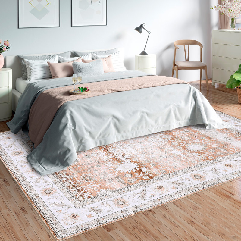 Fantauzzi Washable Floral Indoor Rug, Rectangle 9' x 12'