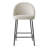 Modern Counter Height Upholstered Bar Stools With Sculptural Curved Back-1872222083