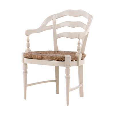  Maverick Mahogany Rush Seat Arm Chair