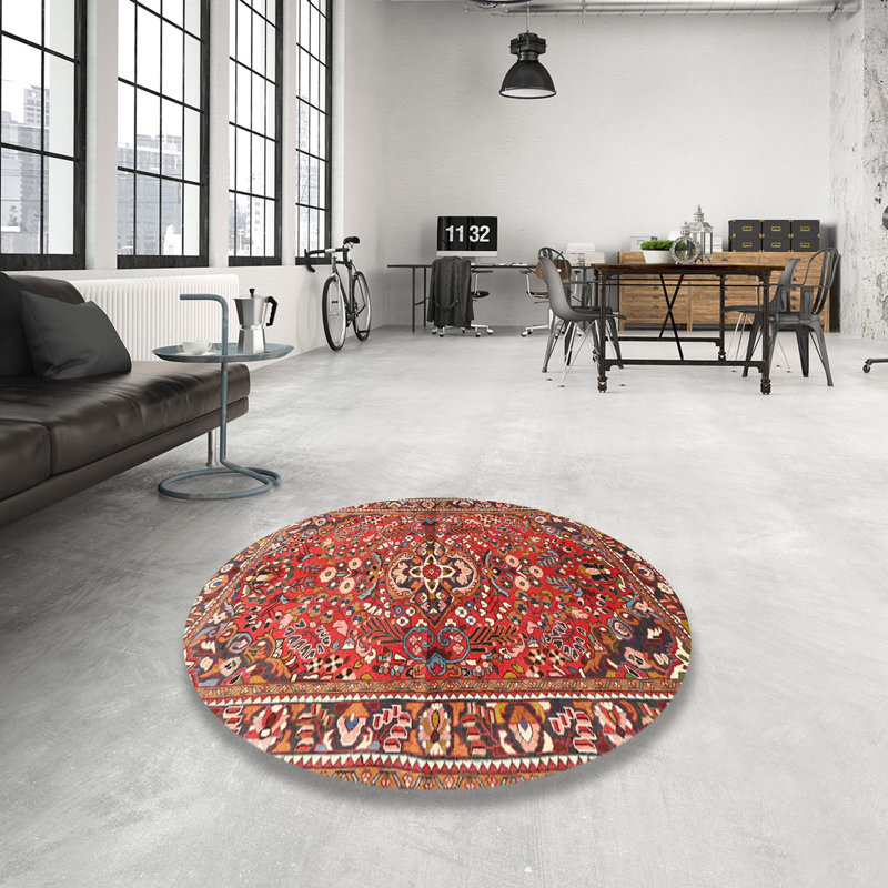 Beaury Oriental Indoor Rug, Round 4'