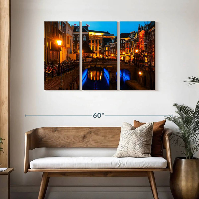 Syd Utrecht la nuit, H 28 po x l 45 po