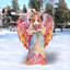 Figurine ange floral