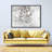 Delicate White Chrysanthemum Print On Canvas