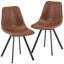 Chaise de salle à manger en cuir Annalise-952663129-952663131-969870236