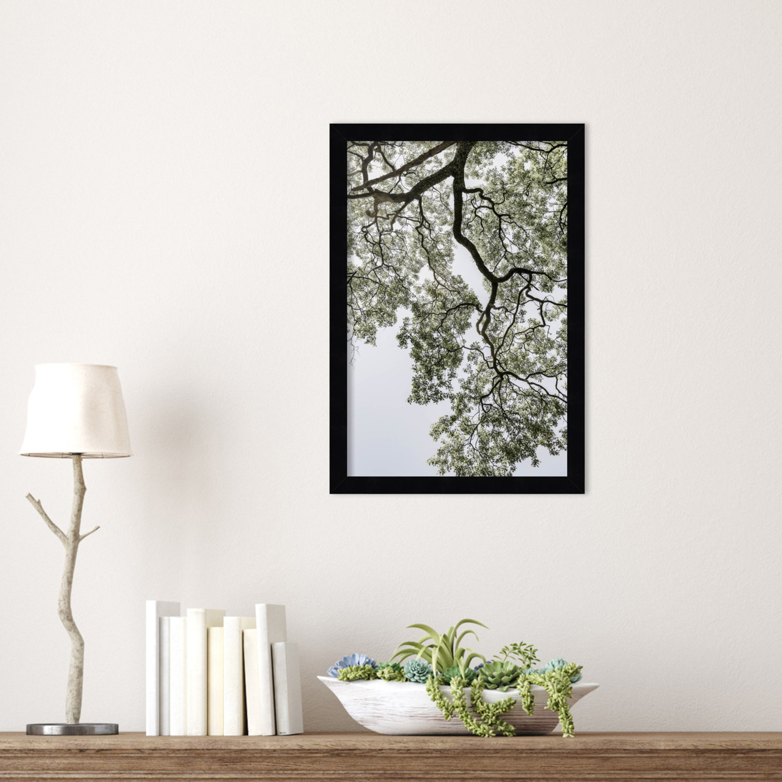 Pleasantville "Coastal Forest" Print, Black, 17" H x 12" W