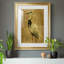 «Gold Crane at Dusk II», peinture sur toile encadrée-599877325-599877323