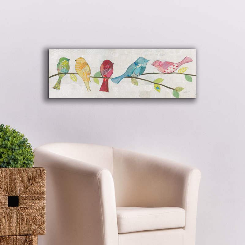 «Catching Up I» par Courtney Prahl, art mural sur toile, H 12 po x l 36 po x 1,5 po