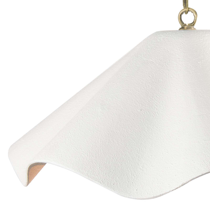 Grand luminaire suspendu Marisol, H 12 po x l 25 po x P 25 po, Trois lumières