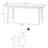 6 - Person White Rectangular Sintered Stone Stone Tabletop Dining Table Set-112369634-112369637
