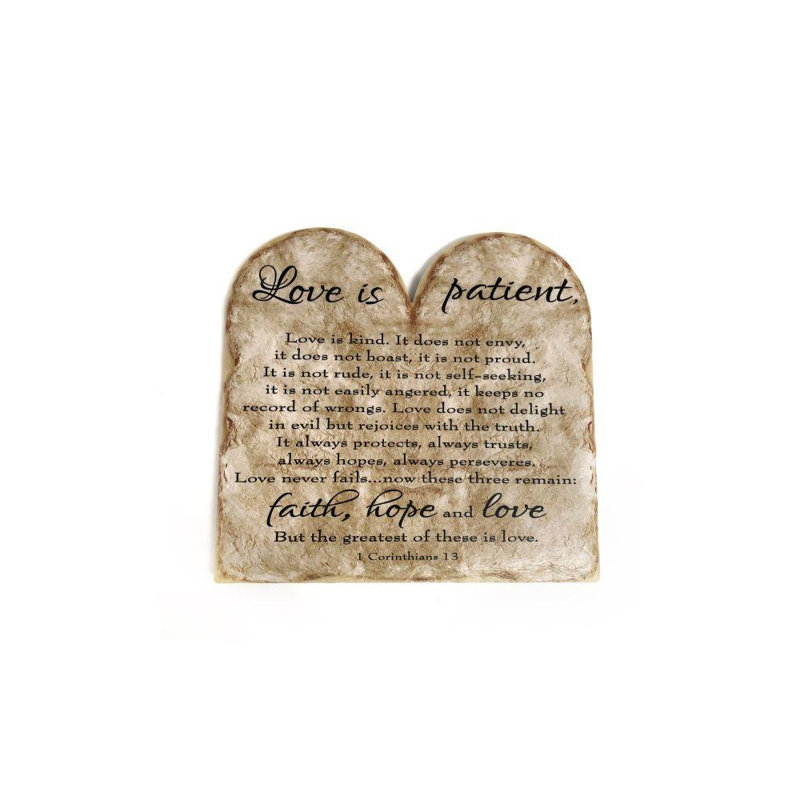 Plaque de patient love is