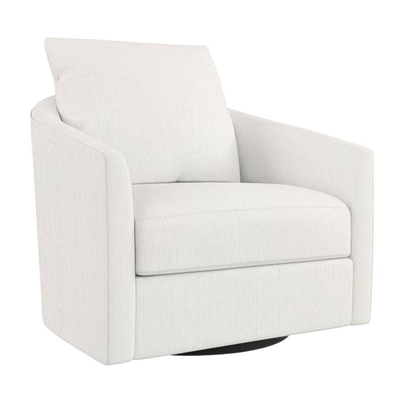 Camden Outdoor Swivel Lounge Chair, Cream Outdoor Poly 6070-002