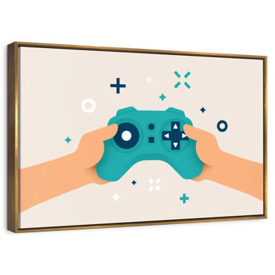 Video Game Joystick Cartoon