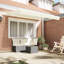 17 Stories Polyester Cover Retractable Patio Awning-1080963656-1080963651