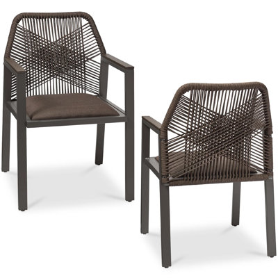 Set Of 2 Dining Chairs With Arms