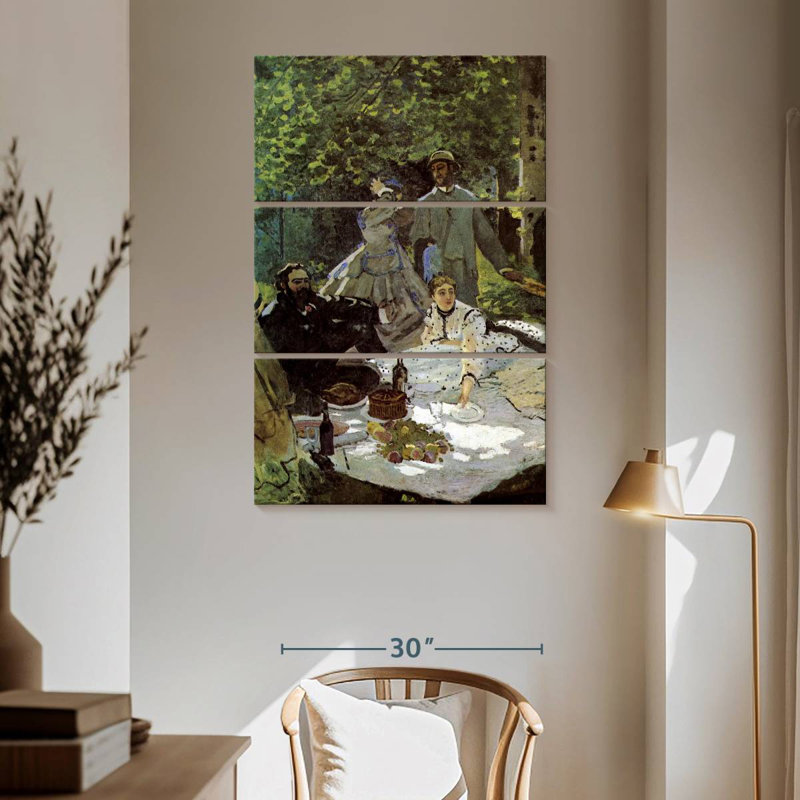 Le Dejeuner Sur L'Herbe 1865-1866, 65" H x 42" W