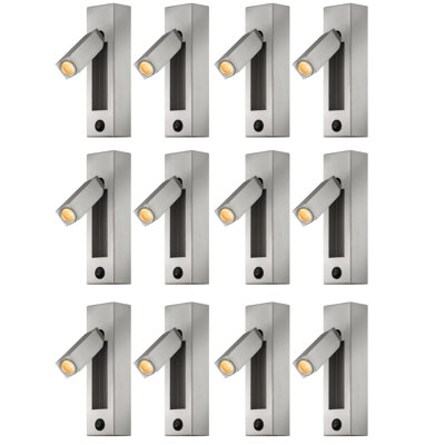 1-Light LED Plug-In Task/Reading Headboard Lamp