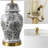Deziree 29.5" Blue/White Table Lamp-8004166