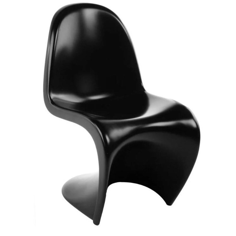Chaise Penton blanc mat, Blanc mat