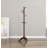 Dark Brown Finish Coat Rack Solid Wood-30030521