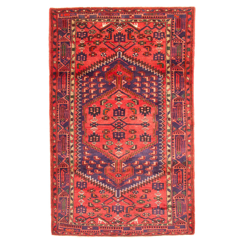Tapis bleu marine Andelz 4 pi 3 po x 7 pi 1 po
