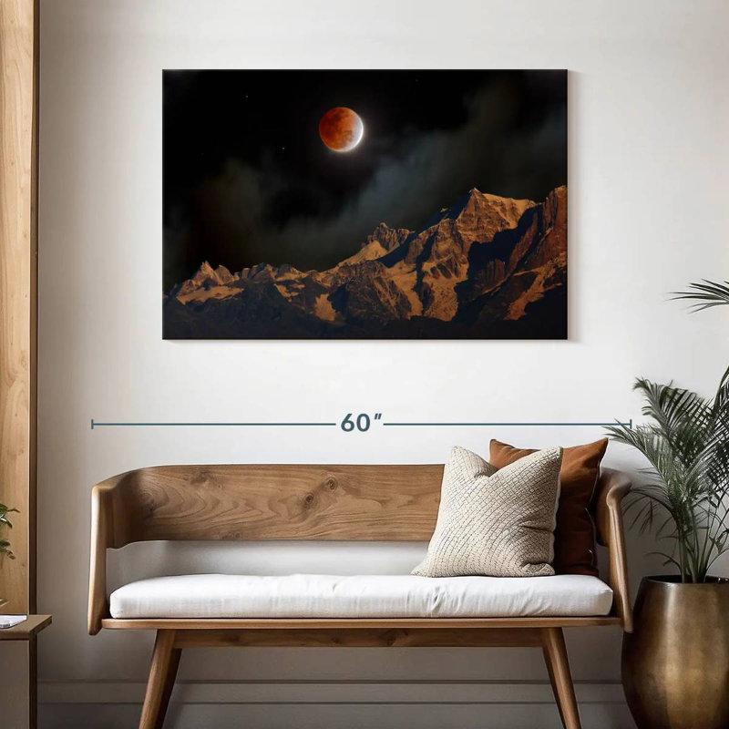 Oberle Himalayan Lunar Eclipse, 30" H x 45" W