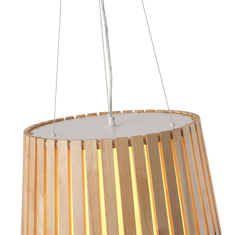 Luminaire suspendu rond en cuivre à 4 lumières à intensité variable