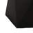 Contemporary Lightweight Concrete Outdoor Pentagon Table, Matte Black, 16X16x16, No Assembly Fashionable Black Shape,