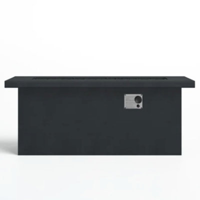 24'' H Concrete Fire Pit Table For Outdoor Use, Propane/Natural Gas, 50000 , Weather , Charcoal, Modern Warmth Table, , Freedom