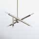 Poco 6 Light Metal Dimmable Chandelier