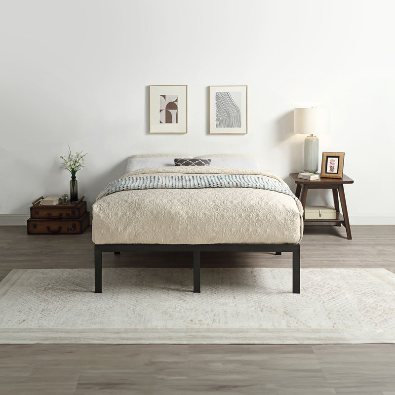 Meshaun Metal Bed, Double (4'6)