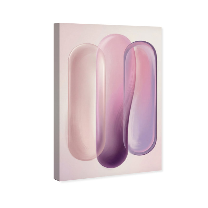 Berry Layers Print by Oliver Gal, 54"H x 36"W, Gallery Wrapped
