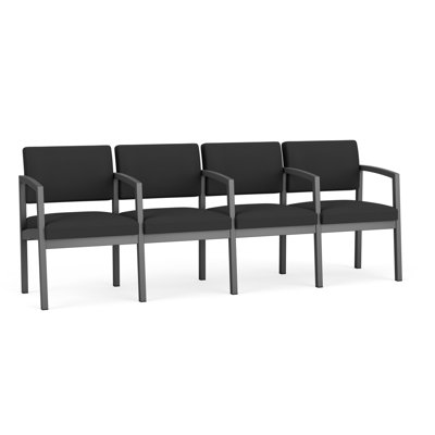 Lenox Steel Waiting Reception 4 Seat Tandem Seating Metal Frame