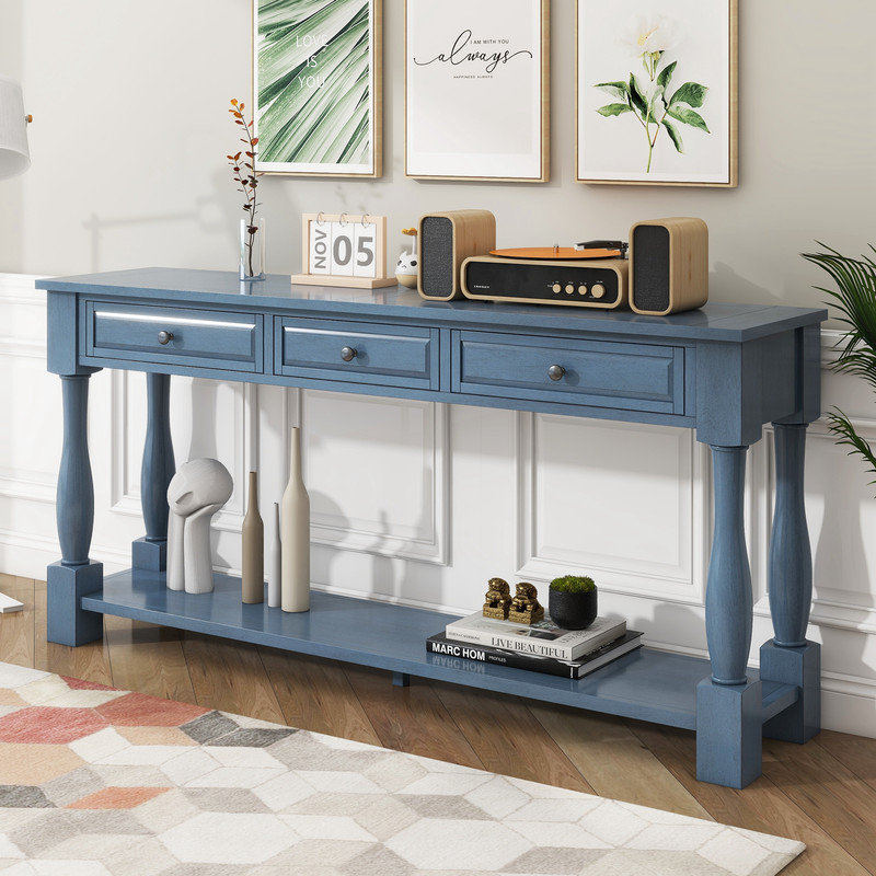 Buffet Dayshawn 63 ", Bleu marine