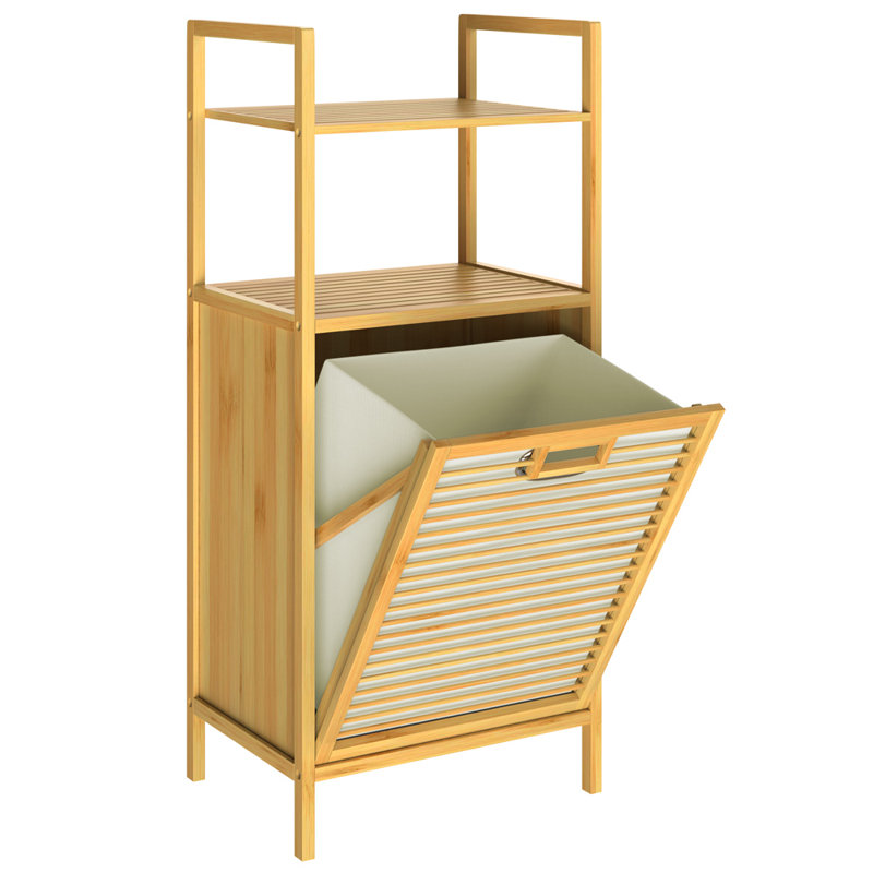 Nalis Solid Wood Freestanding Bathroom Cabinet