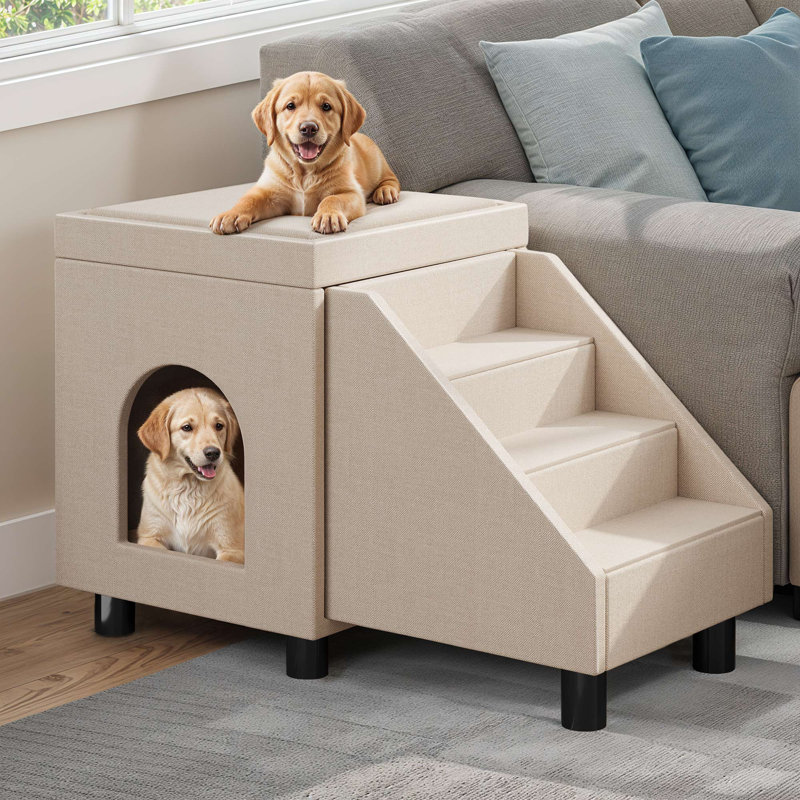 Gieslinde Litter Box Enclosure, Beige