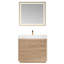 Ensemble de meuble-lavabo simple 36 po avec miroir Huesca-70529477-70529478
